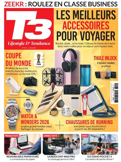 Cover image for T3 Gadget Magazine France